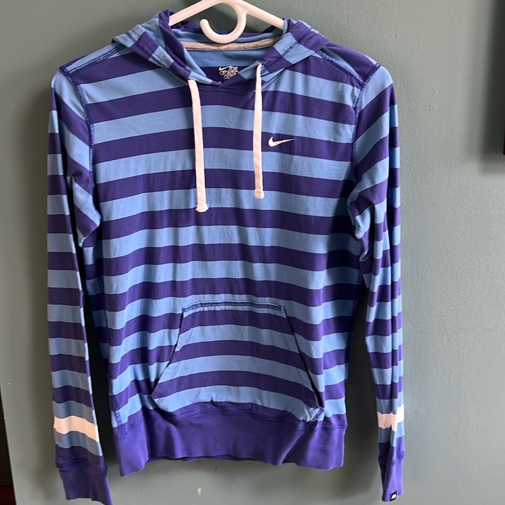 Nike Athletic Department Striped Hooded Top